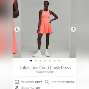 Lululemon Athletica Coral Top SIZE 10